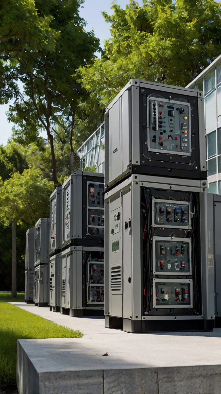 Leonardo_Kino_XL_Image_depicts_a_row_of_industrial_generators_0